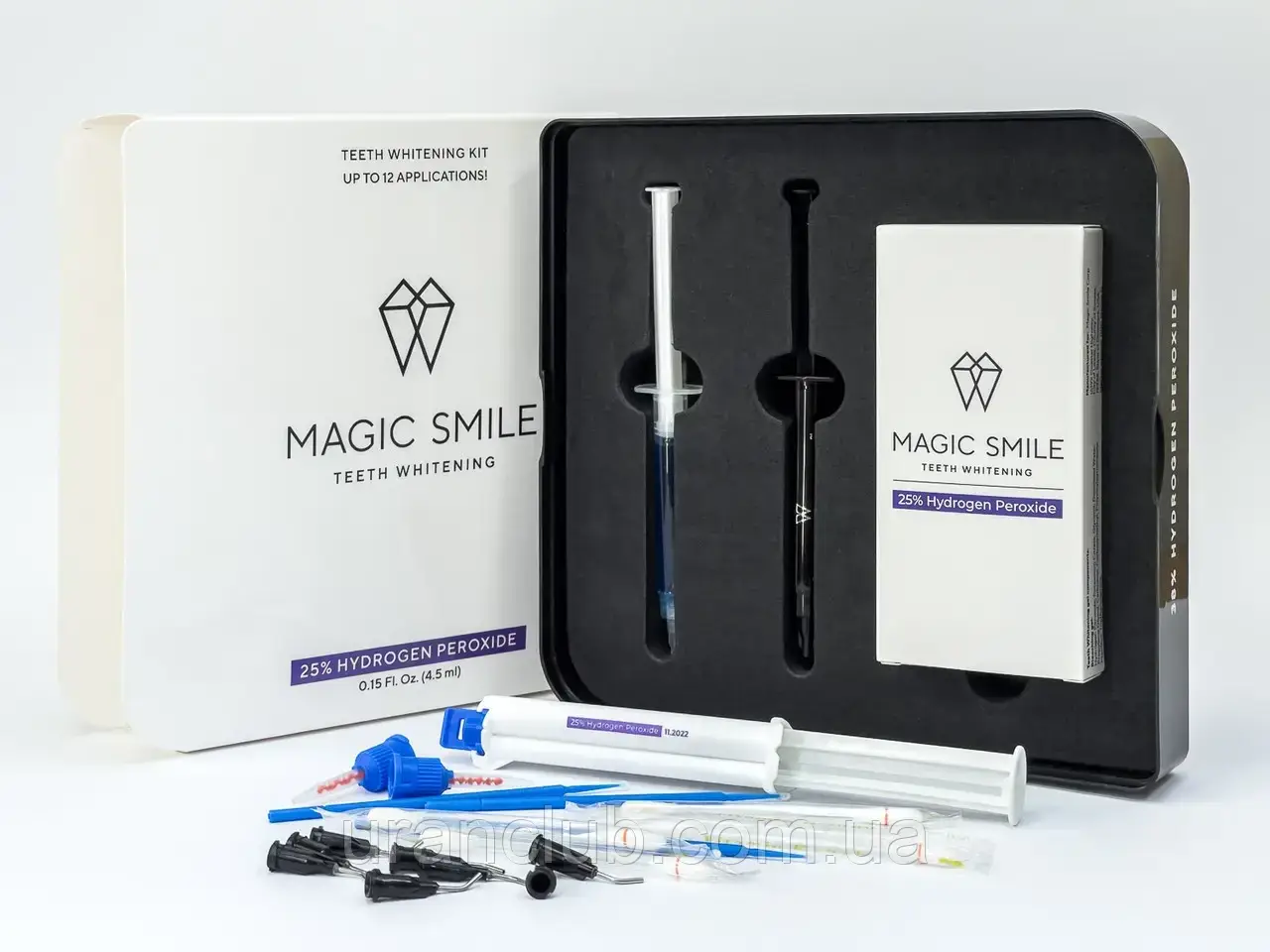 НАБІР Меджик смайл перекис водню 25% (MagicSmile Professional Hydrogen Peroxide 25%),