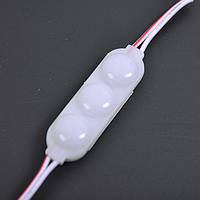 Світлодіод - Модуль 12V COB 3 (2835) Коло Біле 53*16мм (3W)  (1шт)