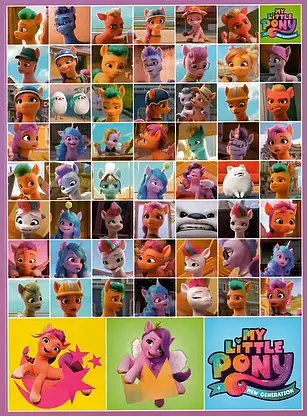 Розфарбовка із завданнями для малюків "My Little Pony. Нове покоління" (+118 наліпок, 10 сторінок) | Читанка, фото 6