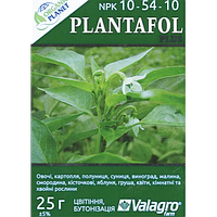 Комплексное удобрение Plantafol+ 10.54.10 25 г, Valagro