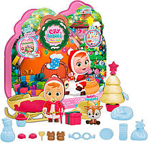 Край бебі адвент-календар з ексклюзивною лялькою Клаус Cry Babies Magic Tears Claus Advent Calendar 24+