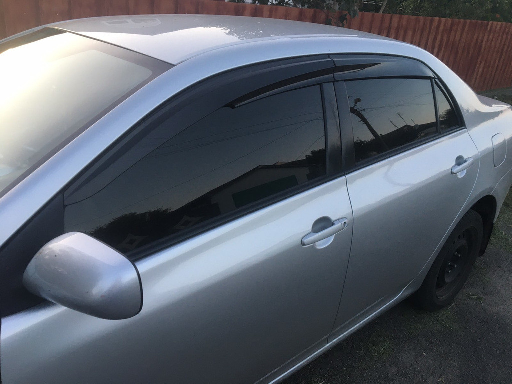 Toyota Corolla 2007-2013 - вітровики (4 шт., Sunplex Sport)