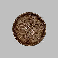 Резная деревянная тарелка круглая 17 см Код/Артикул 142 313