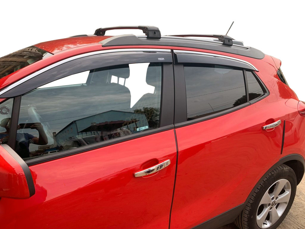 Opel Mokka 2012-2021 - вітровики з хромом (4 шт, Niken)