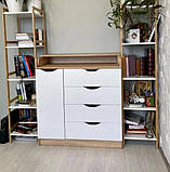 Пеленальний комод 4+1 софт сонома-белый, фото 5