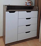 Пеленальний комод 4+1 софт сонома-белый, фото 6