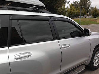 Дефлектори вікон (вітровики) Toyota Prado 150 (2009-2022) HIC