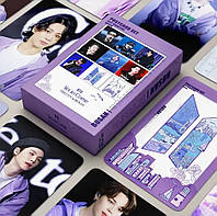 Карточки голографические 55 штук BTS ломо карты lomo card photocards фотокарточки