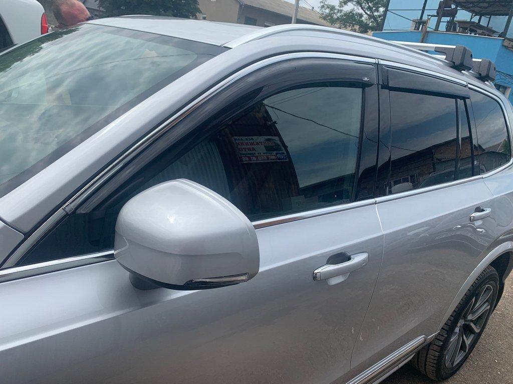 Volvo XC90 2015-2024 - вітровики з хром смужкою (4 шт, HIC), фото 1