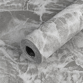 Самоклеючі шпалери в рулонах з термоізоляцією під мармур 2800х450х1,5 мм, Чорний мармур (JC 25)