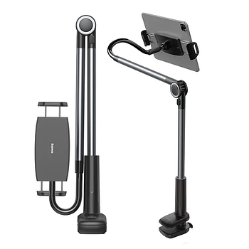 Тримач підставка для планшета і телефона Baseus Otaku Life Rotary PRO (Applicable for phone/ipad) (сірий)