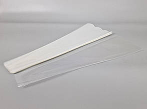 Конусне паковання під квіти h80/6низ/18верх прозоре (100 шт) 205 (100 шт.)