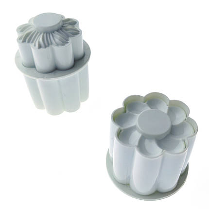 Плунжер кондитерский для мастики з 2-х штук "Ромашка" D3,8см висота 3,5см, фото 1
