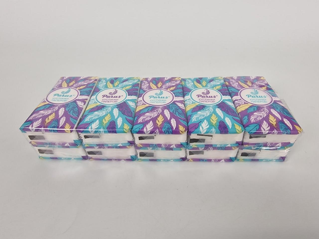 Паперова носова хустка 2-шарова (Без аромату) Одеса (10 шт.), фото 1