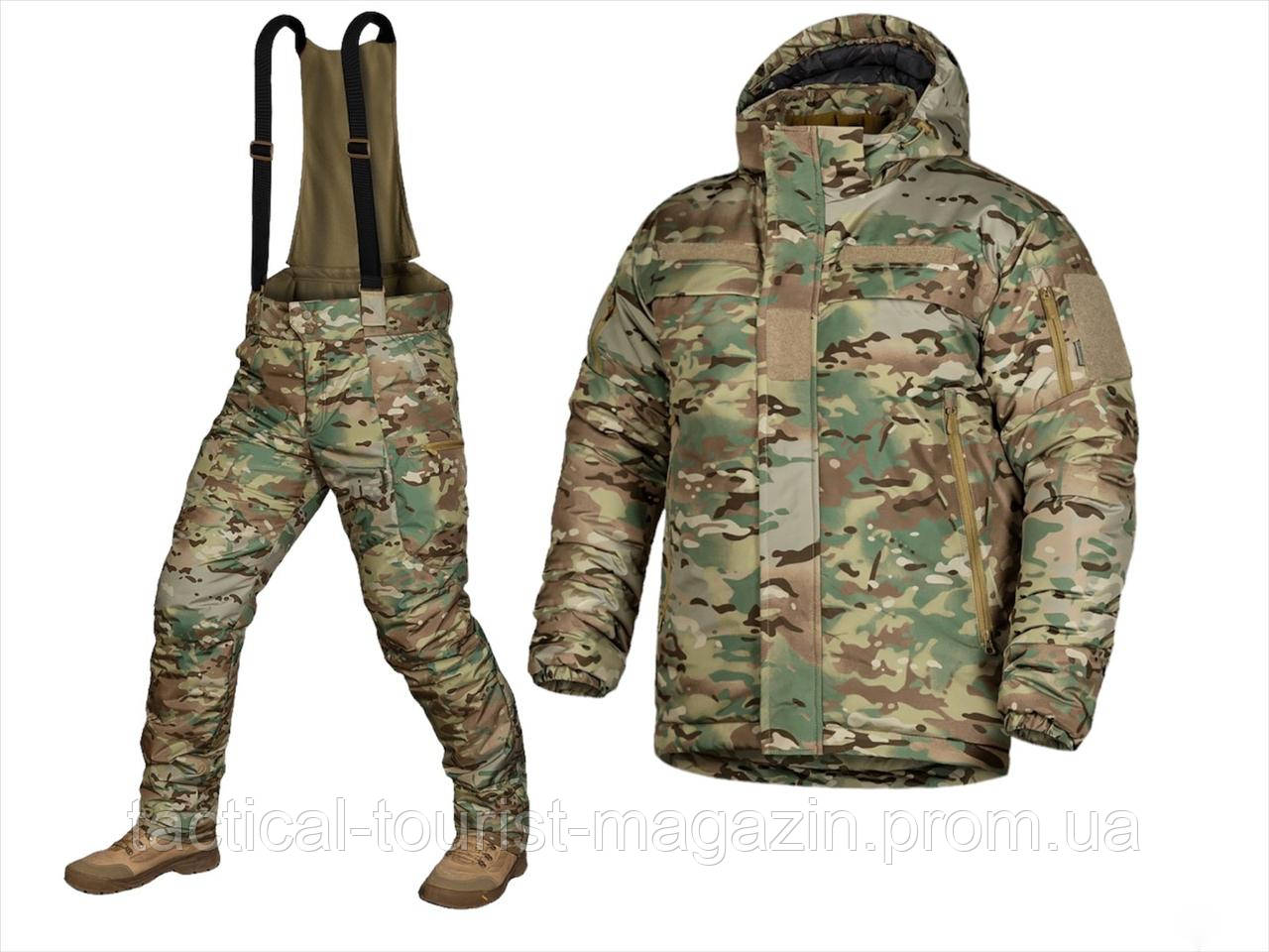 Комплект зимової форми Camotec Зимова куртка Patrol System3.0 Dewspo RS Multicam з штанами Patrol Multicam S