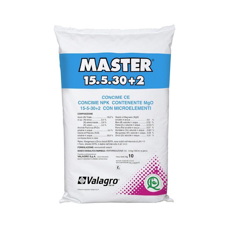 Комплексне мінеральне добриво Master (Мастер) NPK 15.5.30, 10 кг, Valagro, Італія