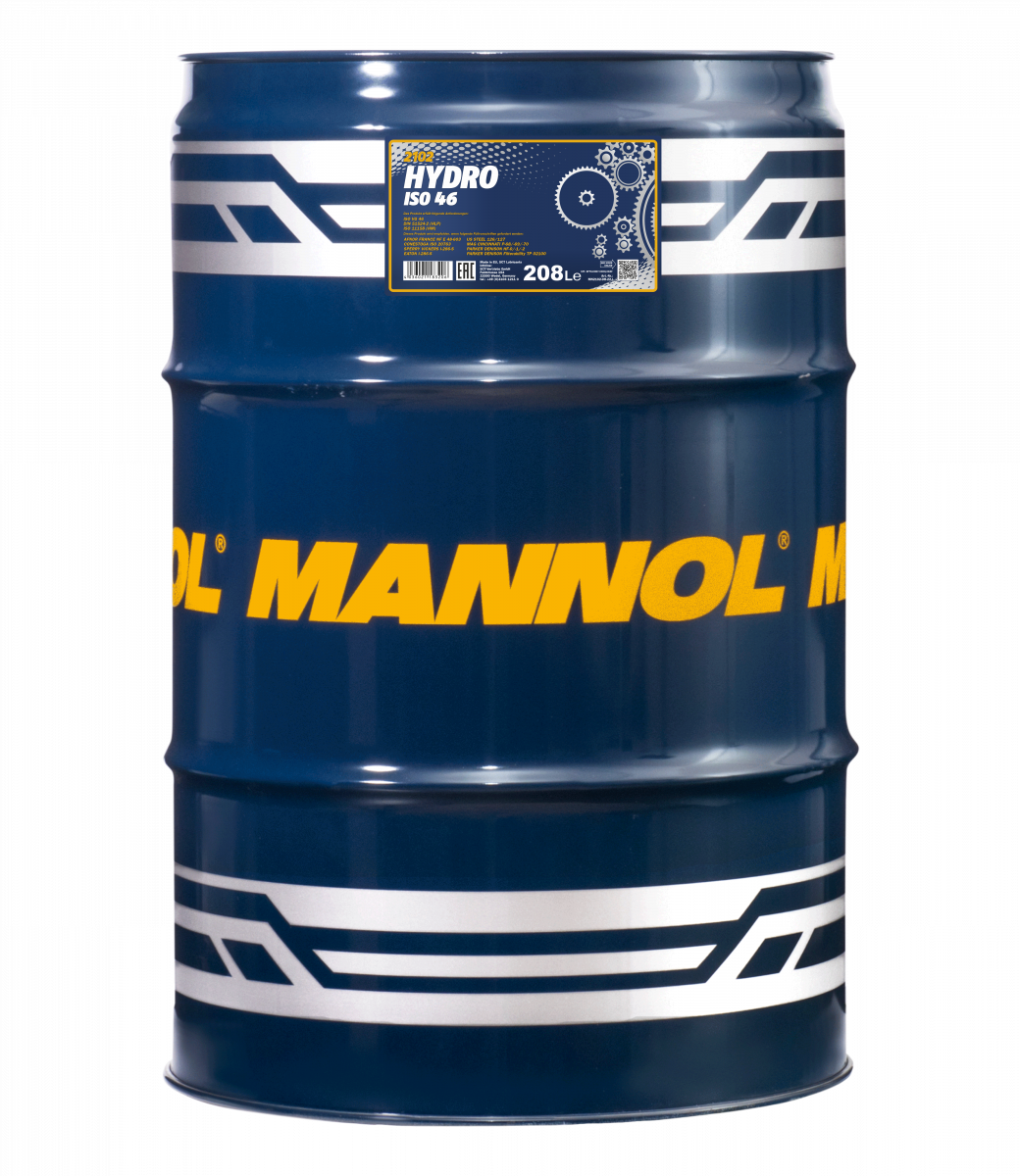 Гідравлічне масло Mannol Hydro ISO 46 208л