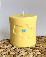 Соєва ароматична свічка «Україна в серці»