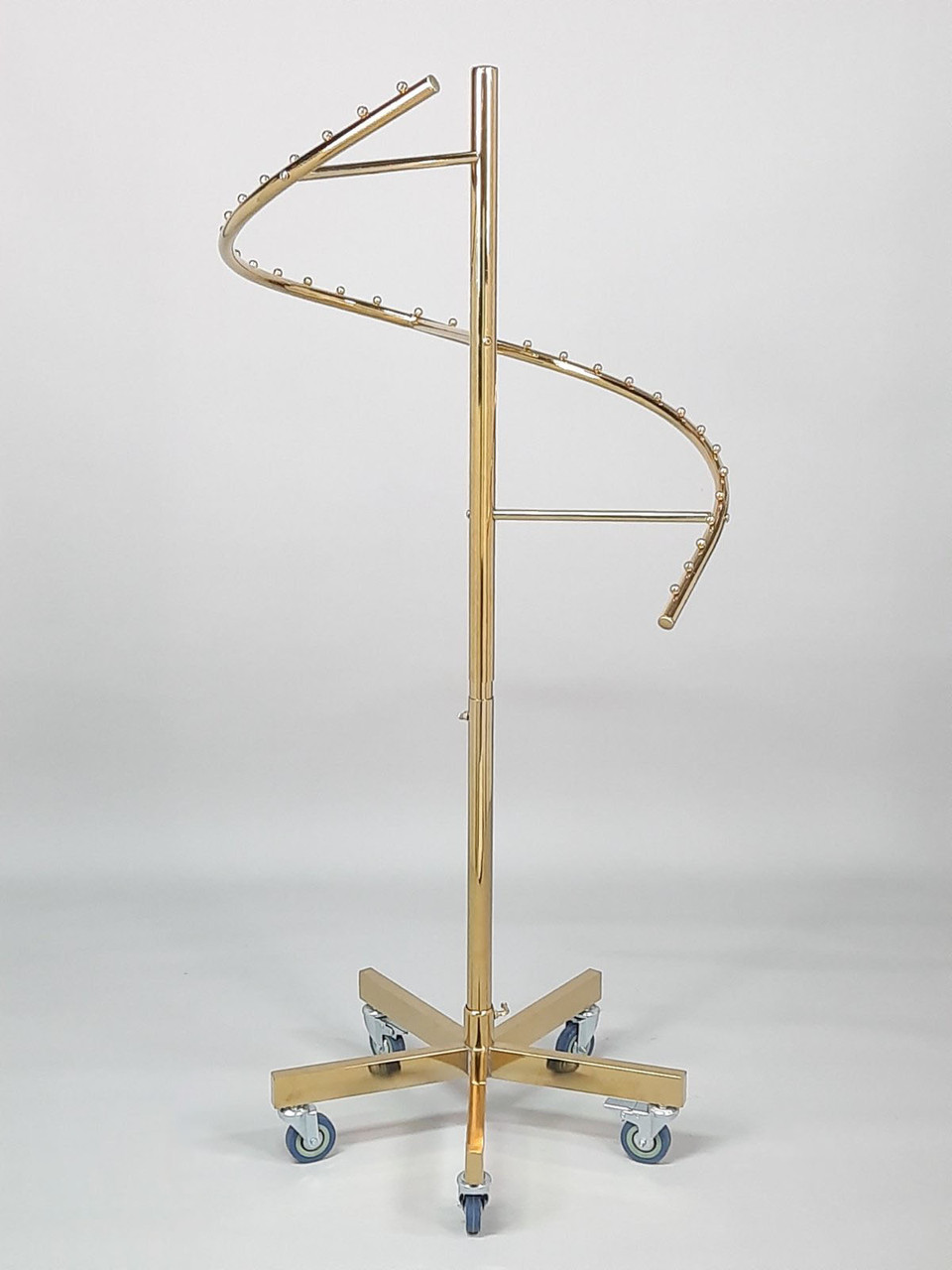 Одинарна стійка для одягу золота