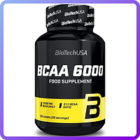 BCAA аминокислоты BioTech BCAA 6000 (100 таб) (501263)