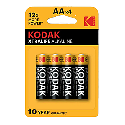 Батарейки Kodak Alkaline LR6 лужні Блістер комплект 4 шт