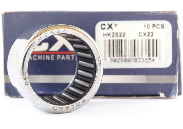 HK2522 підшипник голчастий, розмір 25*32*22, виробник CX Польща, фото 1