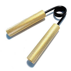 Еспандер кистьовий пружинний Hanghao 100LB навантаження 45 кг ручки золотисті