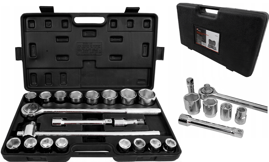 Набір головок торцевих Deget V39075, 3/4", 21 шт