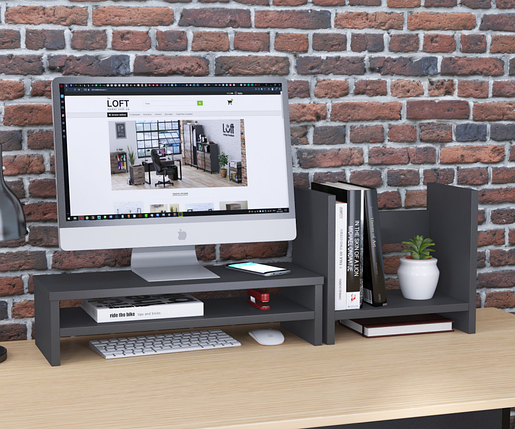 Надставка для столу NS-8 антрацит TM Loft design, фото 3