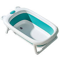 Детская складная ванночка для купания новорожденных Bestbaby BS-6688 Green