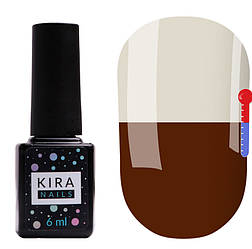 Гель-лак Kira Nils Termo NoT02, 6 мл (розово-коричневий, при нагріванні кремовий)