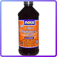 Препарат для восстановления суставов и связок NOW Foods Liquid Hyaluronic Acid (100 мг) (473 мл) (502974)