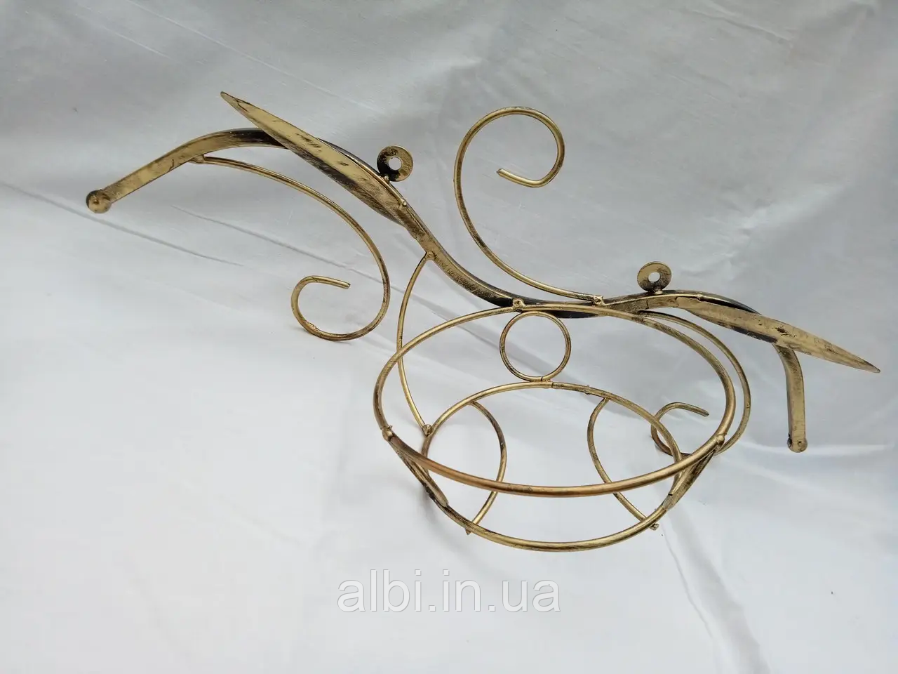 Кована підставка для квітів настінна на 1 шт., підставка для рослин металева, підставка з металу