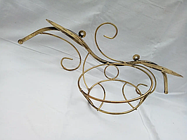 Кована підставка для квітів настінна на 1 шт., підставка для рослин металева, підставка з металу