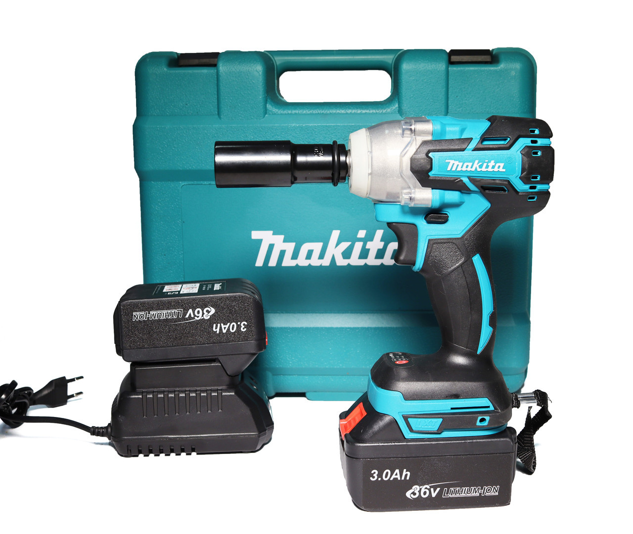 Гайковерт акумуляторний ударний безщітковий, 36в 3 а/год Makita DTW285