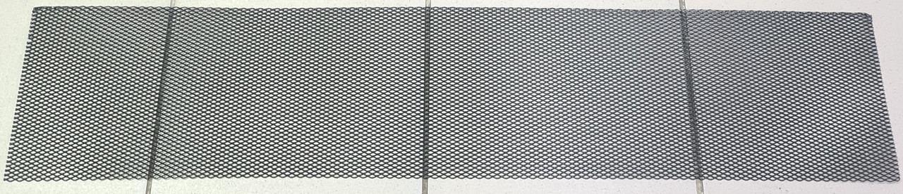 Сітка декор. "захист радіатора"  №2 чорна  100х20см (мілка комірка)