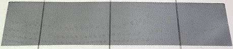 Сітка декор. "захист радіатора"  №2 чорна  100х20см (мілка комірка), фото 1
