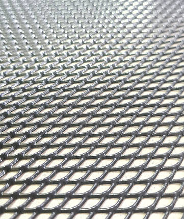 Сітка декор. "захист радіатора"  №2 чорна  100х20см (мілка комірка), фото 2