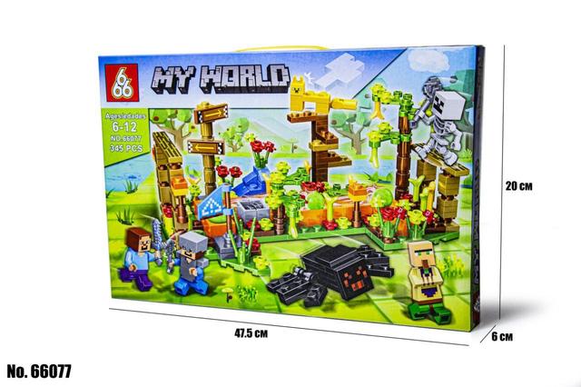 Конструктор Майнкрафт Minecraft Лісова база, 345 деталей Конструктор Майнкрафт Minecraft Лісова база, 345 деталей