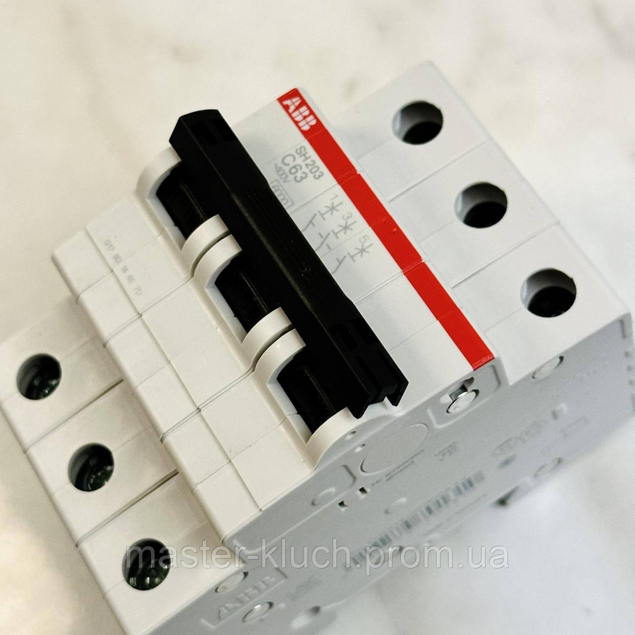 Автоматический выключатель АВВ 63A SH203 С63 - фото 3 - id-p1519748541