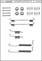 Установочный комплект барабанных колодок, QUICK BRAKE, 1050795