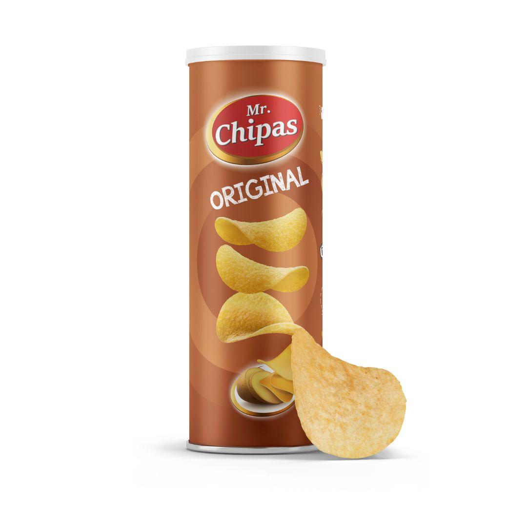 Чипси Mr. Chipas Original, класичні, 160 г, 24 уп/ящи, фото 1
