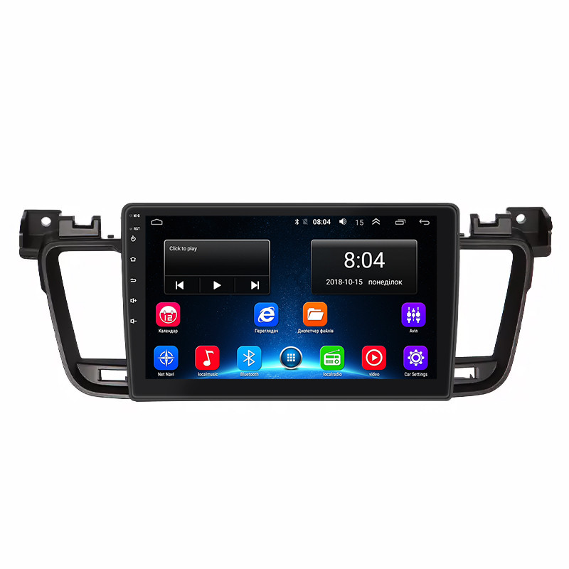 Стандартне радіо Леско для Peugeot 508 I 2011-2014 екран 9 "2/32gb Wi-Fi GPS база, фото 1