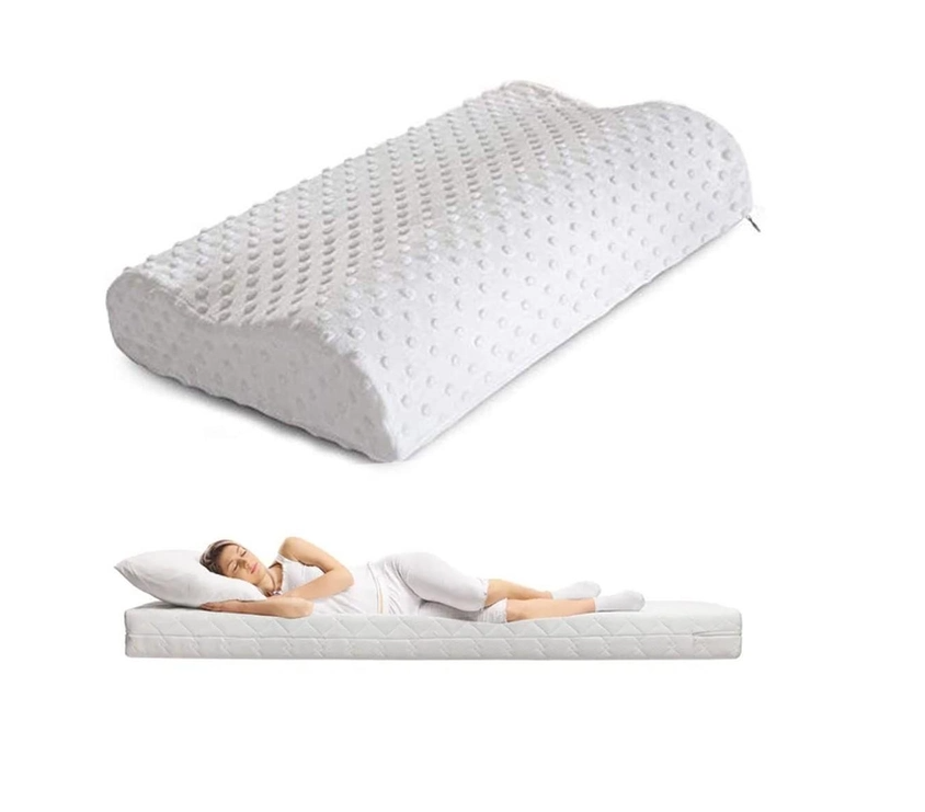 Ортопедична подушка для здорового сну memory latex pillow м'яка