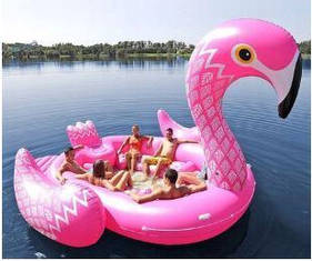 Надувний пляжний матрац Flamingo 500х300 см