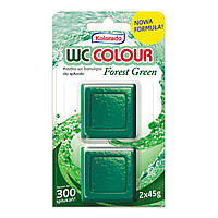 М/з для унітазу таблетки для зливного бачка "Kolorado WC Colour" 2шт/уп зелені
