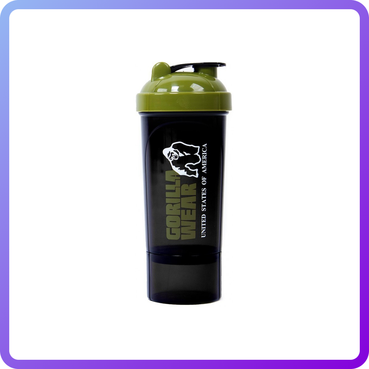 Шейкер Gorilla Wear Shaker Compact Black/Army Green (507985) - фото 1 - id-p2072726988