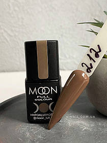 ГЕЛЬ-ЛАК MOON FULL COLOR GEL POLISH №212 (ЛІСОВИЙ ГОРІХ, ЕМАЛЬ), 8 М