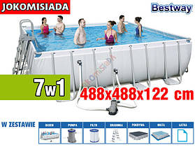 Басейн каркасний BESTWAY 488x488 см