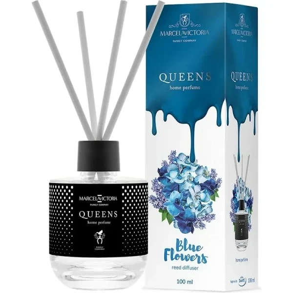 Ароматизатор для дома и офиса Tasotti Marcel Victoria Queens - Blue Flowers 100 ml., фото 1